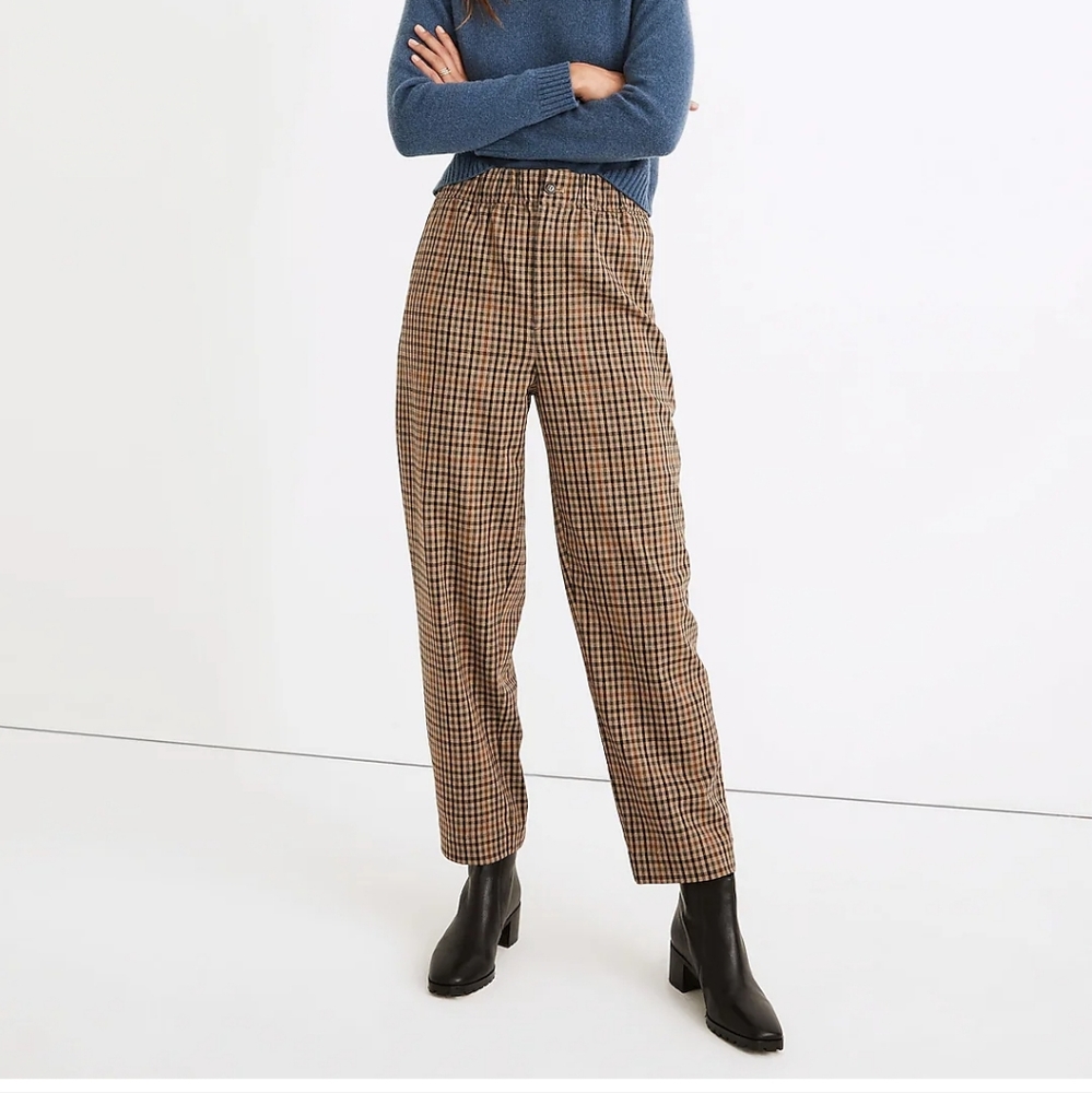 Madewell Plaid Trousers